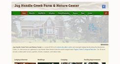 Desktop Screenshot of jughandlecreekfarm.org